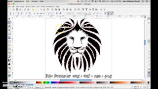 Inkscape Trace Bitmap [upl. by Sonitnatsnok577]