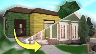 i renovated the starter house in bloxburg [upl. by Morita]