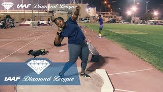 Michelle Carters guide to the perfect Shot Put technique  IAAF Diamond League [upl. by Jaban512]