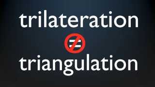 How GPS works Trilateration explained [upl. by Aij520]