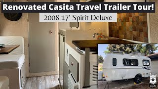 Fully Renovated 2008 Casita Spirit Deluxe Tour  17 Boondocking Ready RV [upl. by Metsky294]