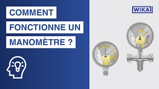 Comment fonctionne un manomètre  Tube manométrique ou à membrane [upl. by Aloek]