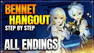 Bennet Hangout Event All Endings  Achievements 【Genshin Impact】 [upl. by Brad686]