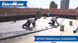 Installing an EPDM roof system [upl. by Anerok]