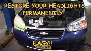 How To Super Clean Your Headlights  PERMANENTLY [upl. by Thurmann]