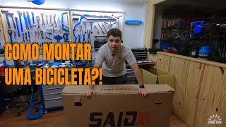 TUTORIAL COMO MONTAR UMA BICICLETA  CANAL DIAS [upl. by Anayd]