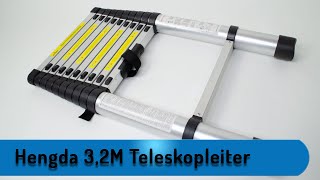 Let´s Test  Hengda 32M Teleskopleiter [upl. by Kimon]