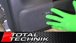 How to Remove Door Speaker  Audi A6 S6 RS6  C5  19972005  TOTAL TECHNIK [upl. by Cardie]