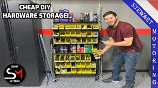 DIY Nut and Bolt Storage  Using Harbor Freights Bins [upl. by Narmak]