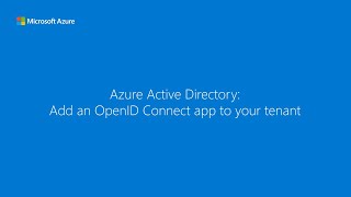 Add an OpenID Connect app to your tenant from the application gallery  Microsoft Entra ID [upl. by Kirstyn501]