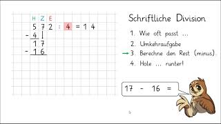 Einführung schriftliche Division  Teil 1 [upl. by Onder482]