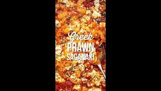 Prawn Saganaki Prawn Saganaki Recipe [upl. by Willis]