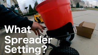 What Spreader Setting Do I Use DIY Spreader Settings  EarthWay 2150 [upl. by Ehpotsirhc]