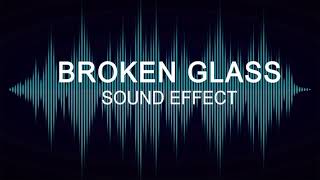 BROKEN GLASS  SOUND EFFECT [upl. by Halac]