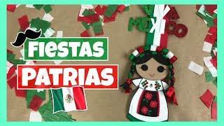 DIY  DECORACIÓN PARA FIESTAS PATRIAS  ADORNO PARA EL 15 DE SEPTIEMBRE 🇲🇽 🎆 [upl. by Atinniuq]