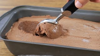 Easy Homemade Chocolate Ice Cream Recipe Only 3Ingredients [upl. by Carlson671]