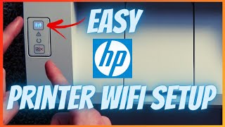 Hp Printer Wireless Setup  3 Ways to Connect to Wifi on HP M102w or M118dw M203dw M15w Laserjet [upl. by Zebe]