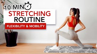 10 MIN STRETCHING ROUTINE Full Body Flexibility amp Mobility  Esneme Egzersizleri  Eylem Abaci [upl. by Nileek448]