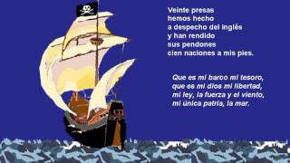 Canción del pirata Espronceda [upl. by Yanttirb]