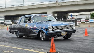 Racing Autocross in a 65 Nova Goodguys Nashville [upl. by Sirmons]