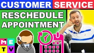 How to Reschedule an Appointment in English [upl. by Ditter200]