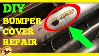 How To Repair a HOLE in a Plastic Bumper Cover [upl. by Rehpotsyrk]