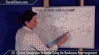 Beckmann Rearrangement  Oxime Conversion to Amide Mechanism [upl. by Weigle442]