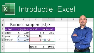 Introductie Excel Nederlands [upl. by Bucella297]