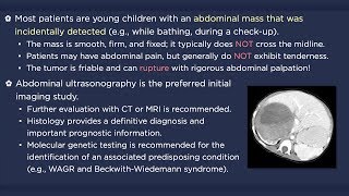 Wilms Tumor Nephroblastoma [upl. by Enifesoj]