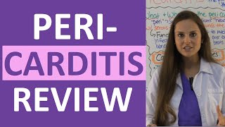 Pericarditis  Nursing Management Treatment of Pericardial Effusion Friction Rub amp Pericardium [upl. by Llehsem205]