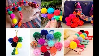 30 ideas con pompones de lana [upl. by Pryce]