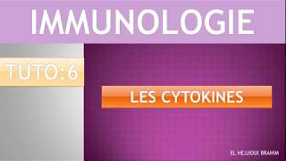 IMMUNOLOGIE 7 TUTO 6 Les Cytokines [upl. by Charmine881]