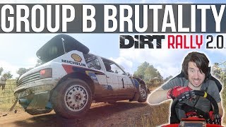 The Group B Cars In DiRT Rally 20 Are Bloody Brutal [upl. by Rotsen]