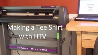 Making a Tee Shirt with HTV [upl. by Yesnek837]