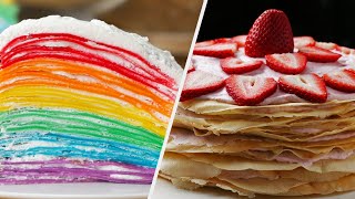 4 Crepe Recipes For All Dessert Lovers • Tasty [upl. by Marlie]