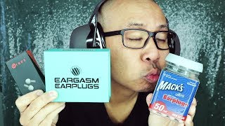 Best Noise Reducing Earplugs  Vibes Eargasm 3M Peltor and Macks Review [upl. by Nirrak634]