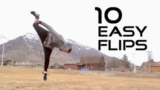 10 Flips Anyone Can Learn  Flip Progressions [upl. by Loree]