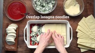 Quick and Easy Spinach Lasagna Recipe [upl. by Hailey]