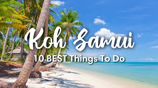 KOH SAMUI THAILAND 2023  10 Incredible Things To Do In amp Around Koh Samui [upl. by Nnaeilsel]