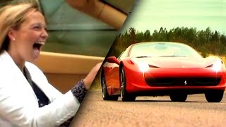 quotJust Pure Petrolhead Heavenquot Trying The Ferrari 458 Spider  Fifth Gear [upl. by Annoved]