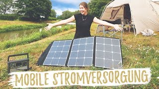 UNSERE STROMVERSORGUNG UNTERWEGS  Autark mit mobiler Solaranlage [upl. by Iot]