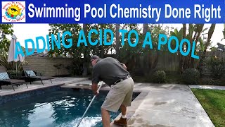 How To Add Muriatic Acid To A Pool To Lower pH [upl. by Reagan]