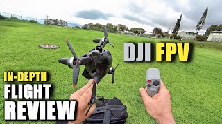 DJI FPV Drone Flight Test Review IN DEPTH  Motion Control amp Fly More Kit How Does It REALLY Work [upl. by Hakym]