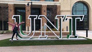 UNT Campus Tour 2020  University of North Texas in Denton TX [upl. by Dilly]