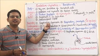 Sedative Hypnotics Part 03 Final  Classification amp Pharmacological Action of Barbiturate HINDI [upl. by Nohsav]