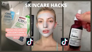 TIKTOK SKINCARE HACKS  tiktok compilation 2021 [upl. by Durno]