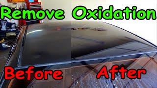 How To Remove oxidation from car paint [upl. by Aicilyt361]