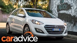 2016 Hyundai i30 Active review  CarAdvice [upl. by Ahsinak]