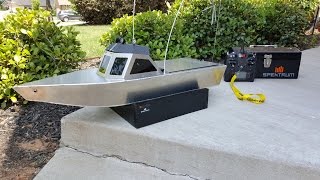 Aluminum RC Jet Boat part 11 The build process [upl. by Benita]