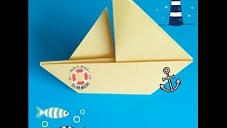 Como Hacer Un Barco de Papel [upl. by Nallac]